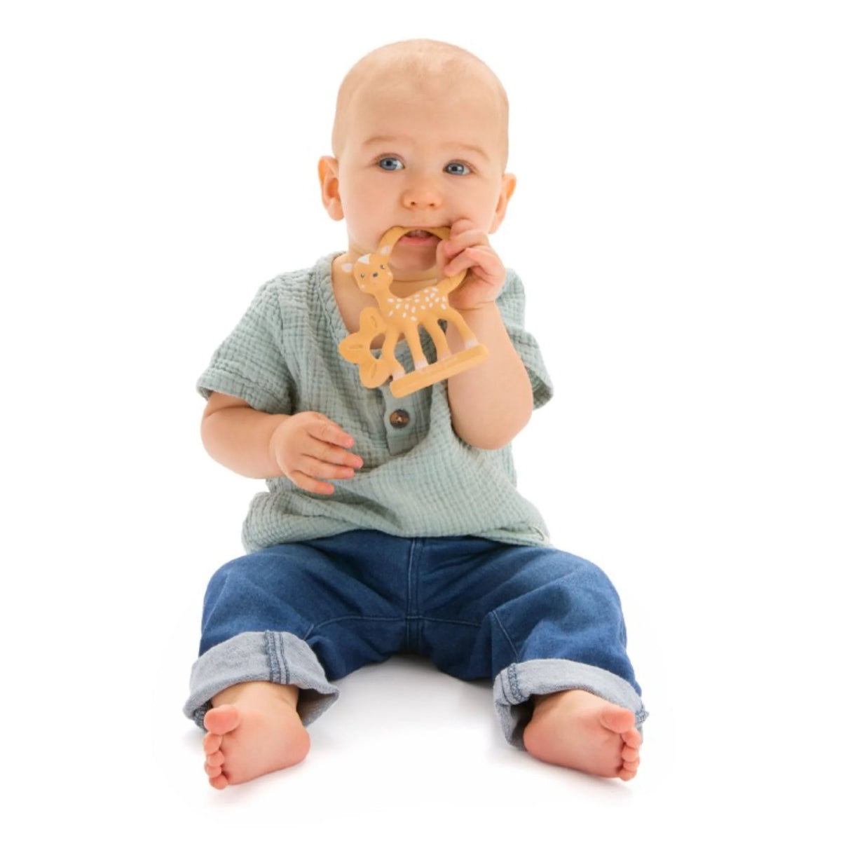 Fanfan the Fawn Natural Rubber Teething Ring Lifestyle 2