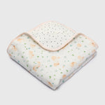 Loulou Lollipop quilt Loulou Lollipop Luxe Muslin Quilt Blanket - Bunny Meadow Folded