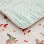 Loulou Lollipop Luxe Muslin Quilt Blanket - Print Detail