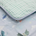 Loulou Lollipop Luxe Muslin Quilt Blanket - Magical Dragons Print Detail