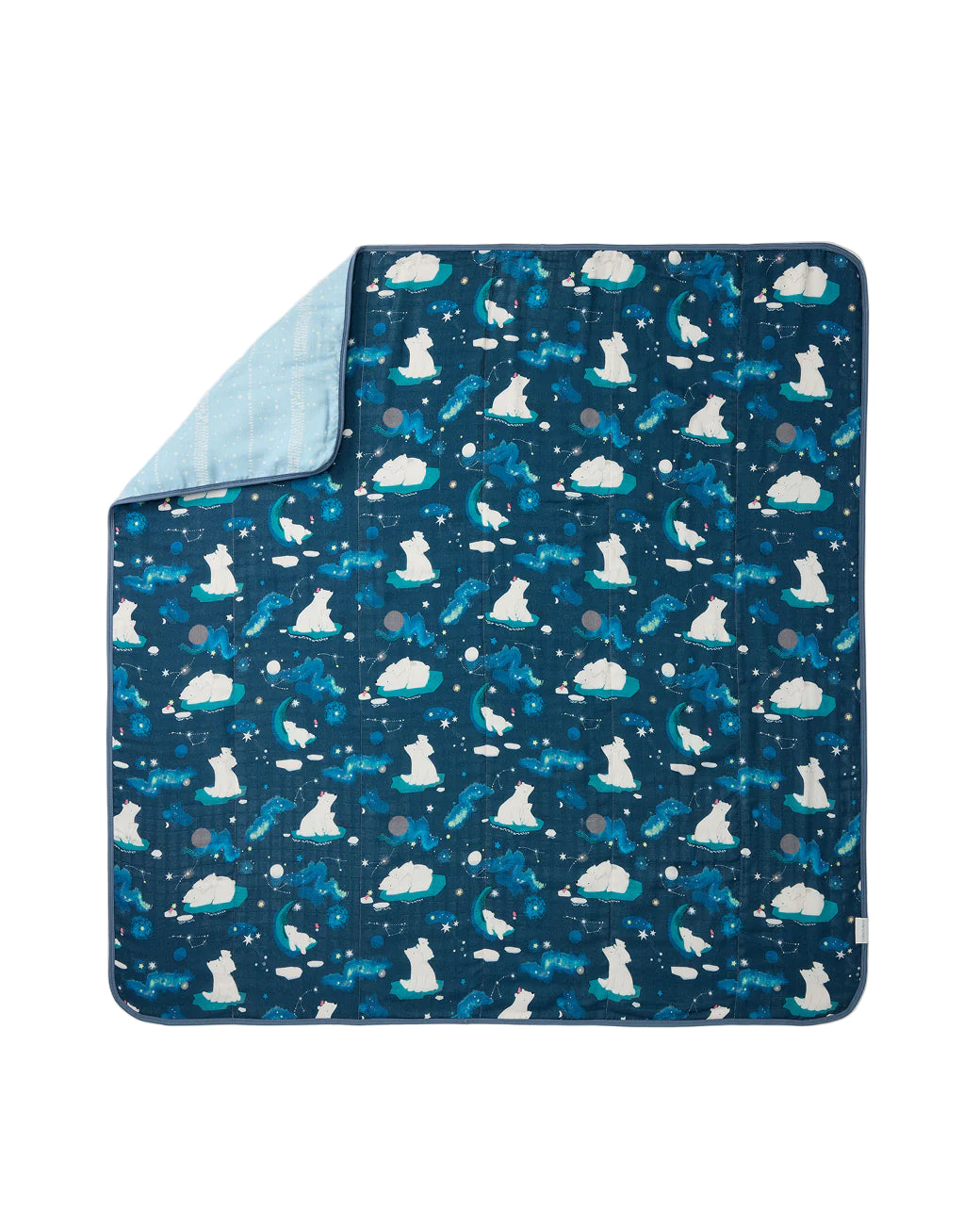 Loulou Lollipop Luxe Muslin Quilt Blanket - Stargazing Bear