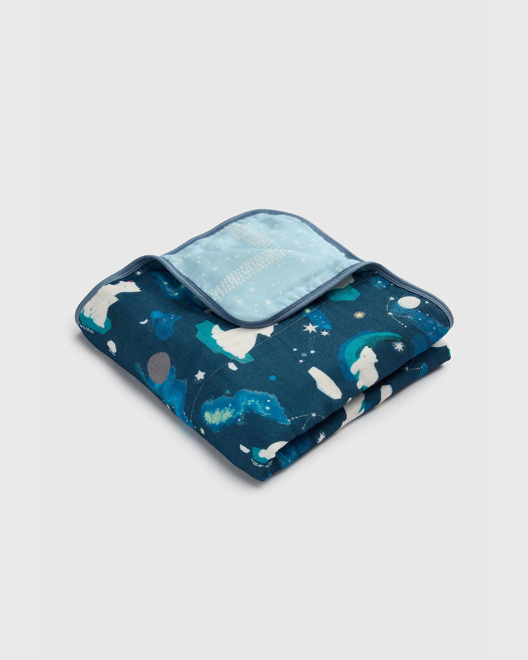 Loulou Lollipop Luxe Muslin Quilt Blanket - Stargazing Bear