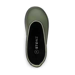 Stonz Waterproof Kids Rain Boots - Cypress - Top View