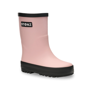 Stonz Waterproof Kids Rain Boots - Haze Pink