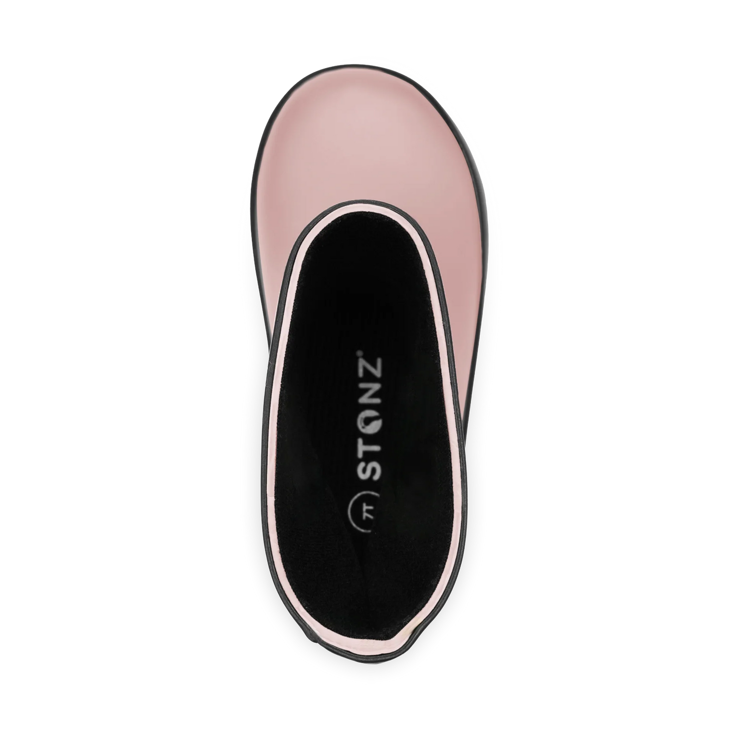 Stonz Waterproof Kids Rain Boots - Haze Pink - Top View