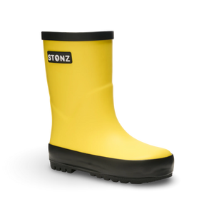 Stonz Waterproof Kids Rain Boots - Yellow