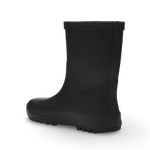 Stonz Waterproof Kids Rain Boots - Black - Back Angle View