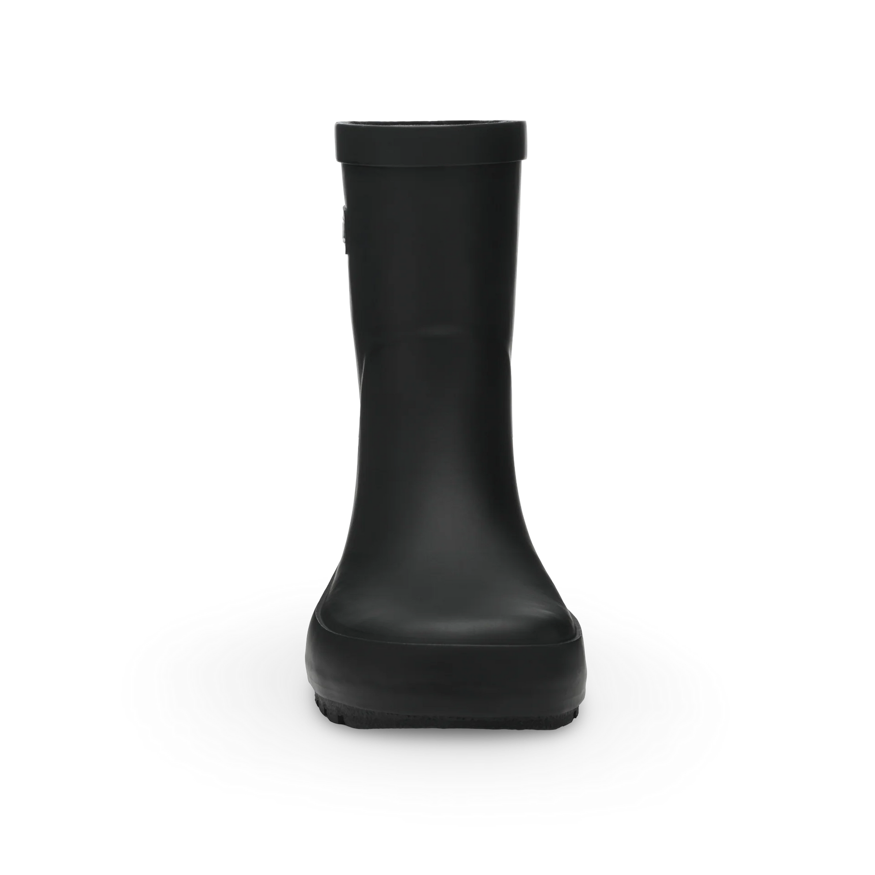 Stonz Waterproof Kids Rain Boots - Black - Front View
