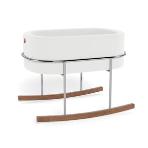 monte-design-bassinet-monte-design-rockwell-modern-bassinet White Performance Microfibre