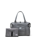 Raven Crosshatch Diaper Bag Strand Duffel Herschel Strand Duffle Diaper Bag Raven Crosshatch