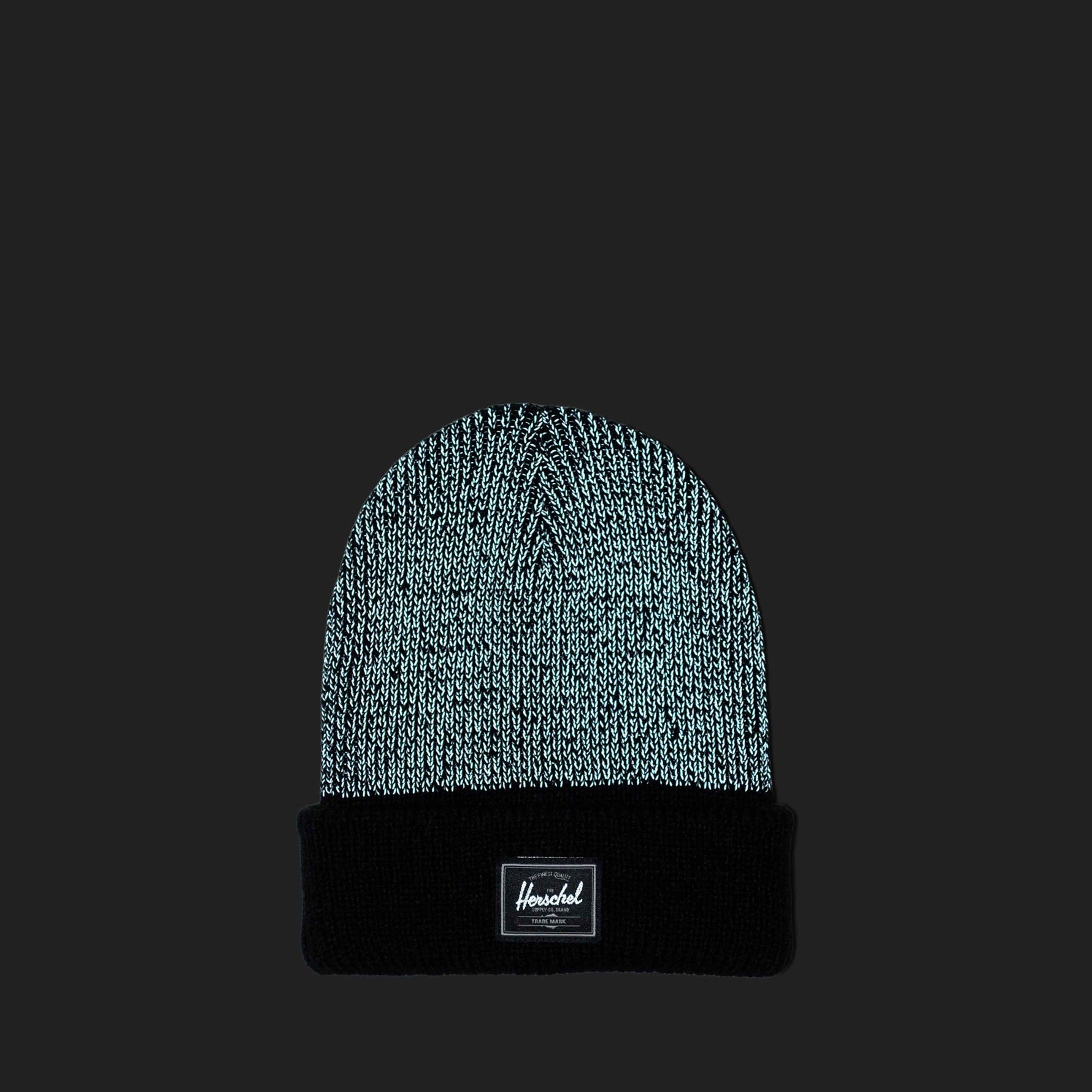 Reflective Black in Low Light - Reflective Black - Herschel Elmer Beanie Kids