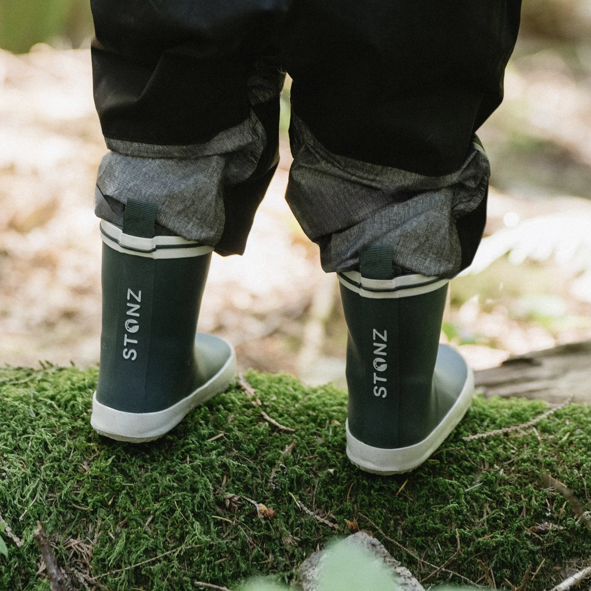 Stonz Toddler & Kid Waterproof Retro Rain Boots - Rainforest Lifestyle