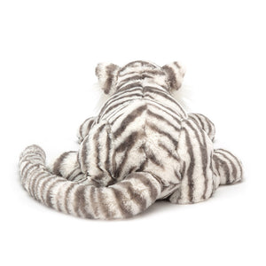 Jellycat Sacha Snow Tiger - Back View