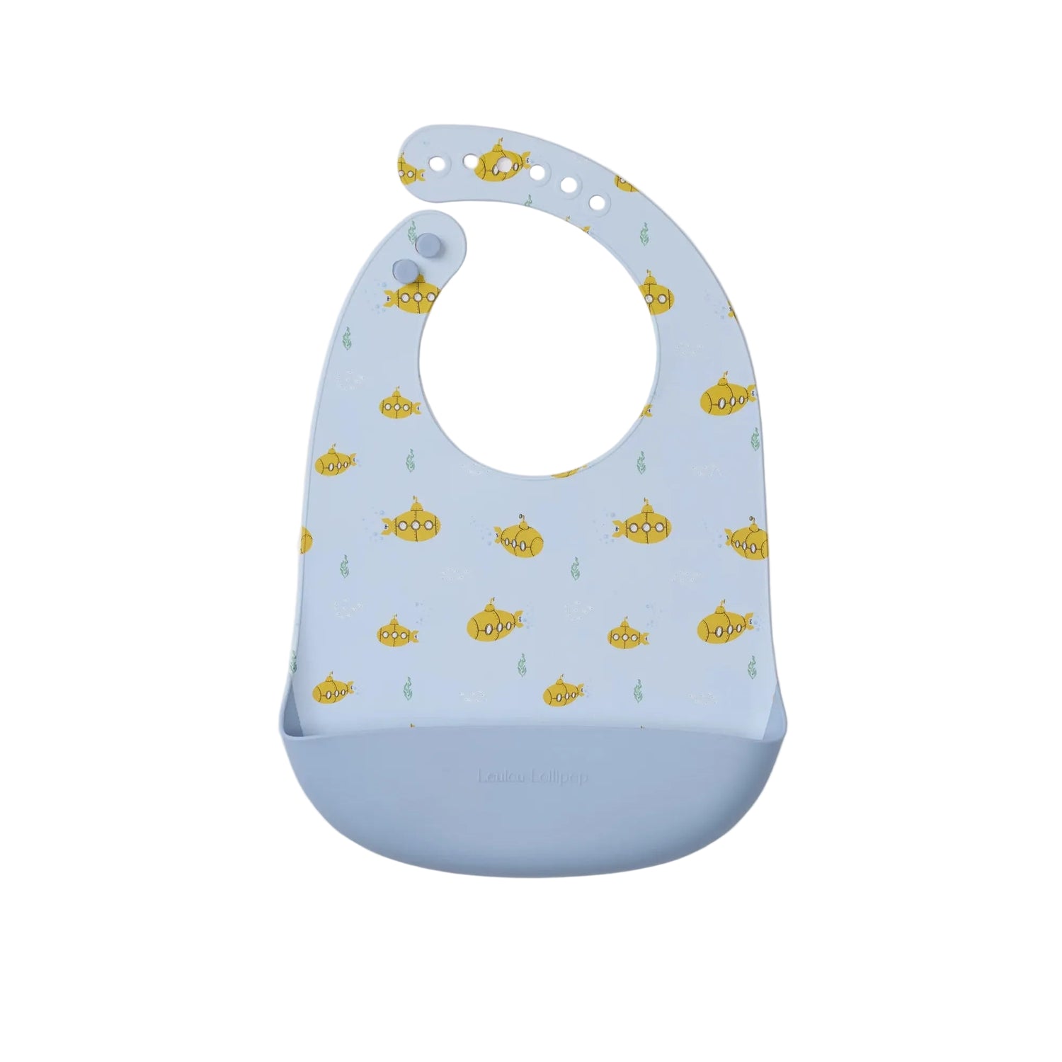 Loulou Lollipop Silicone Printed Bib - Ocean Explorer