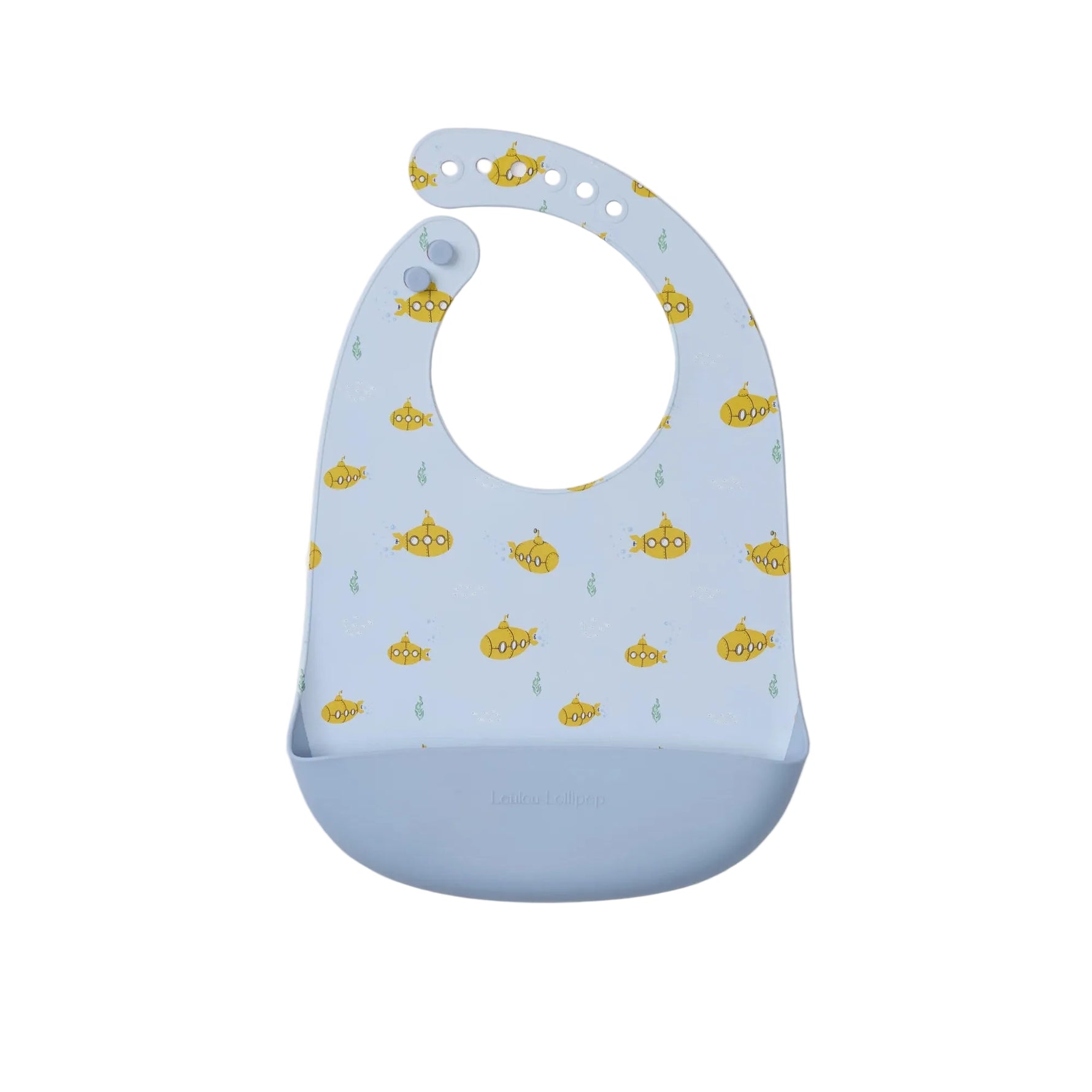 Loulou Lollipop Silicone Printed Bib - Ocean Explorer