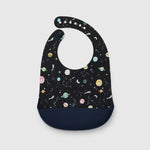Loulou Lollipop Silicone Printed Bib - Planets