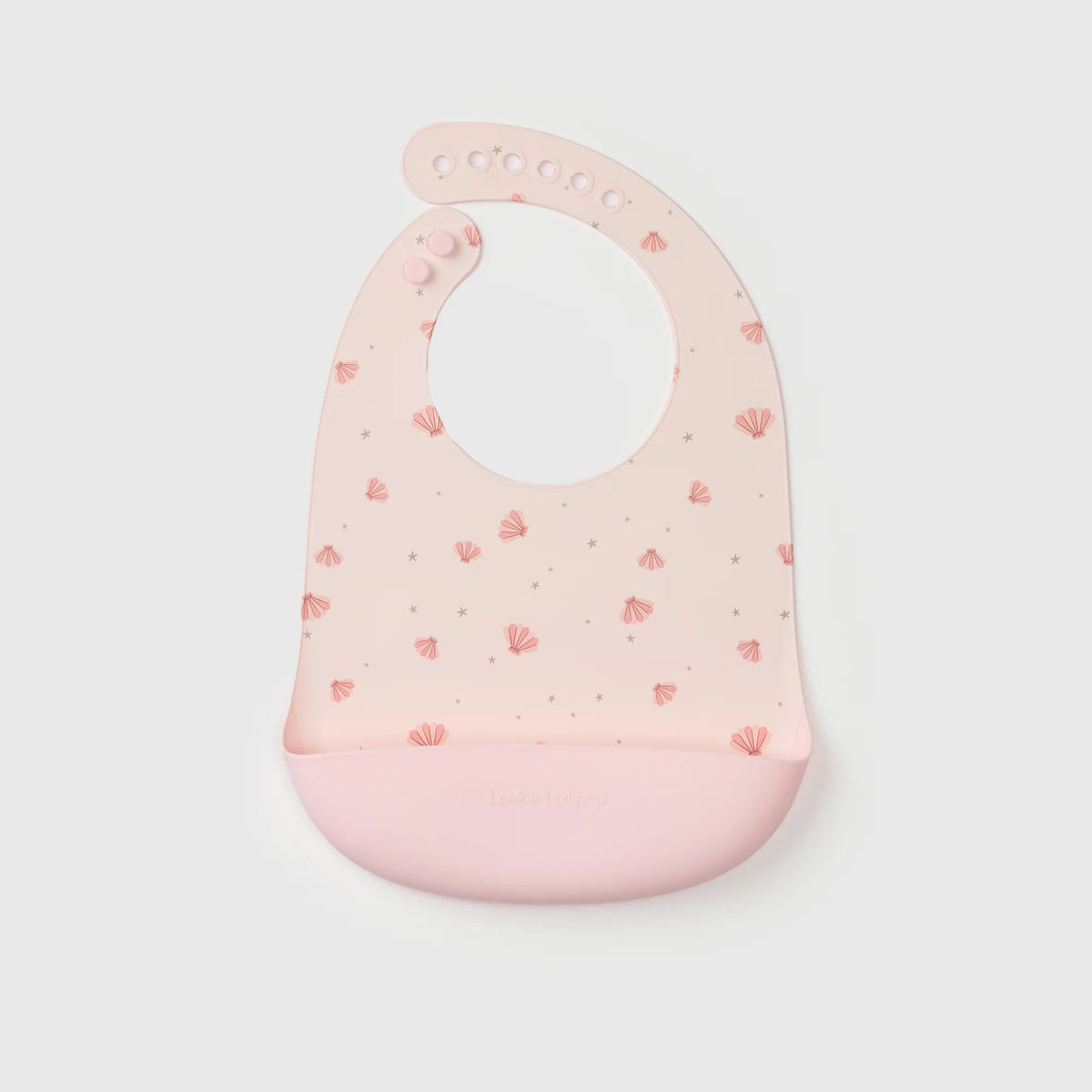 Loulou Lollipop Silicone Printed Bib - Seashells