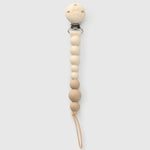 Loulou Lollipop OneC Pacifier Clip - Coconut Milk