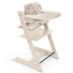 Vanilla White / Beige Cushion / Vanilla Tray - Stokke Tripp Trapp® High Chair² and Cushion² with Stokke® Tray (Complete)