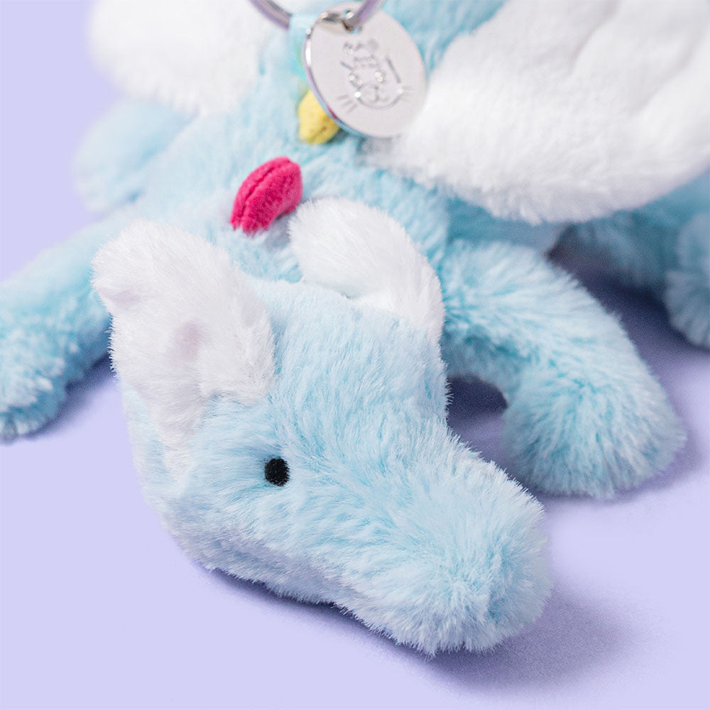 Jellycat Sky Dragon Bag Charm Detail