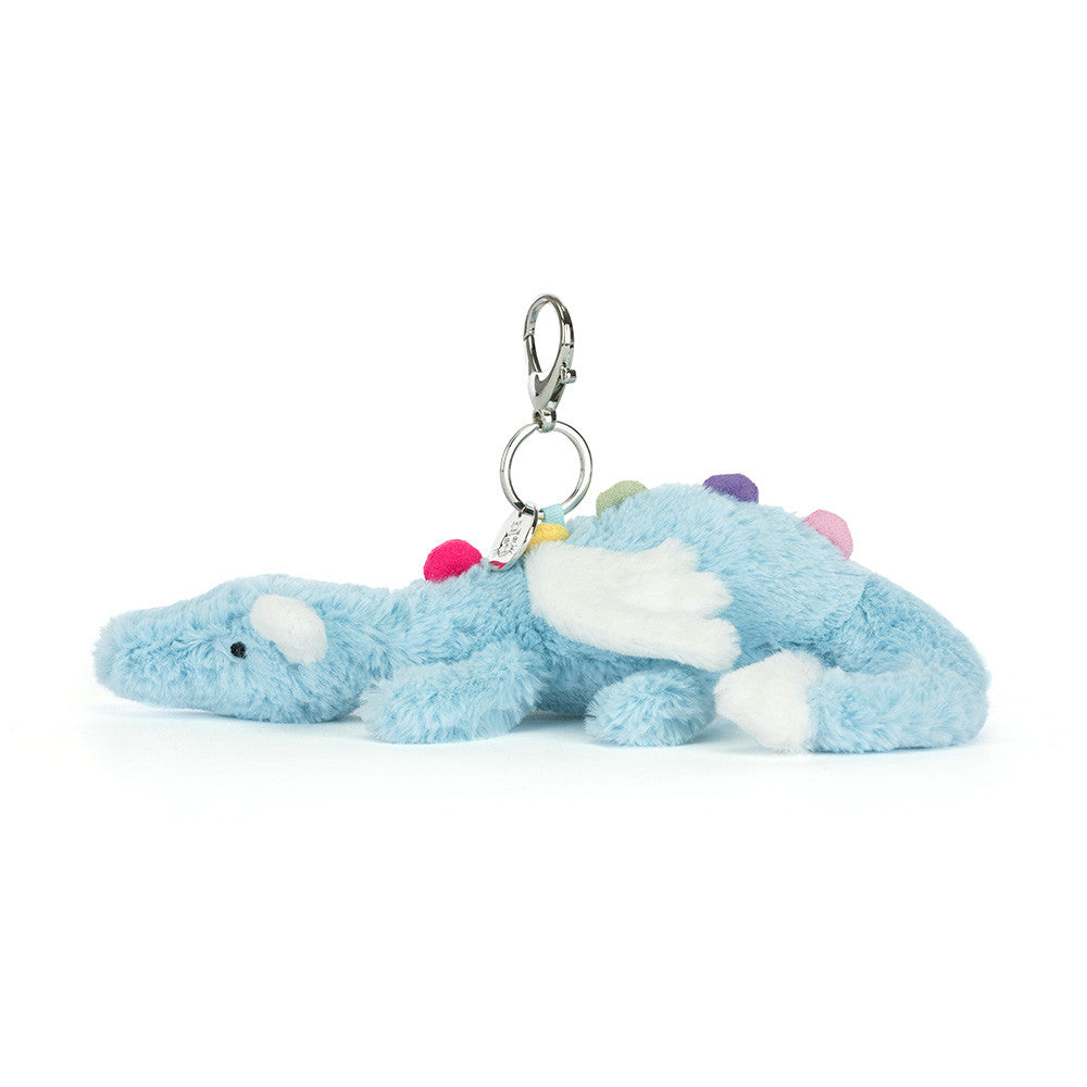 Jellycat Sky Dragon Bag Charm Side View