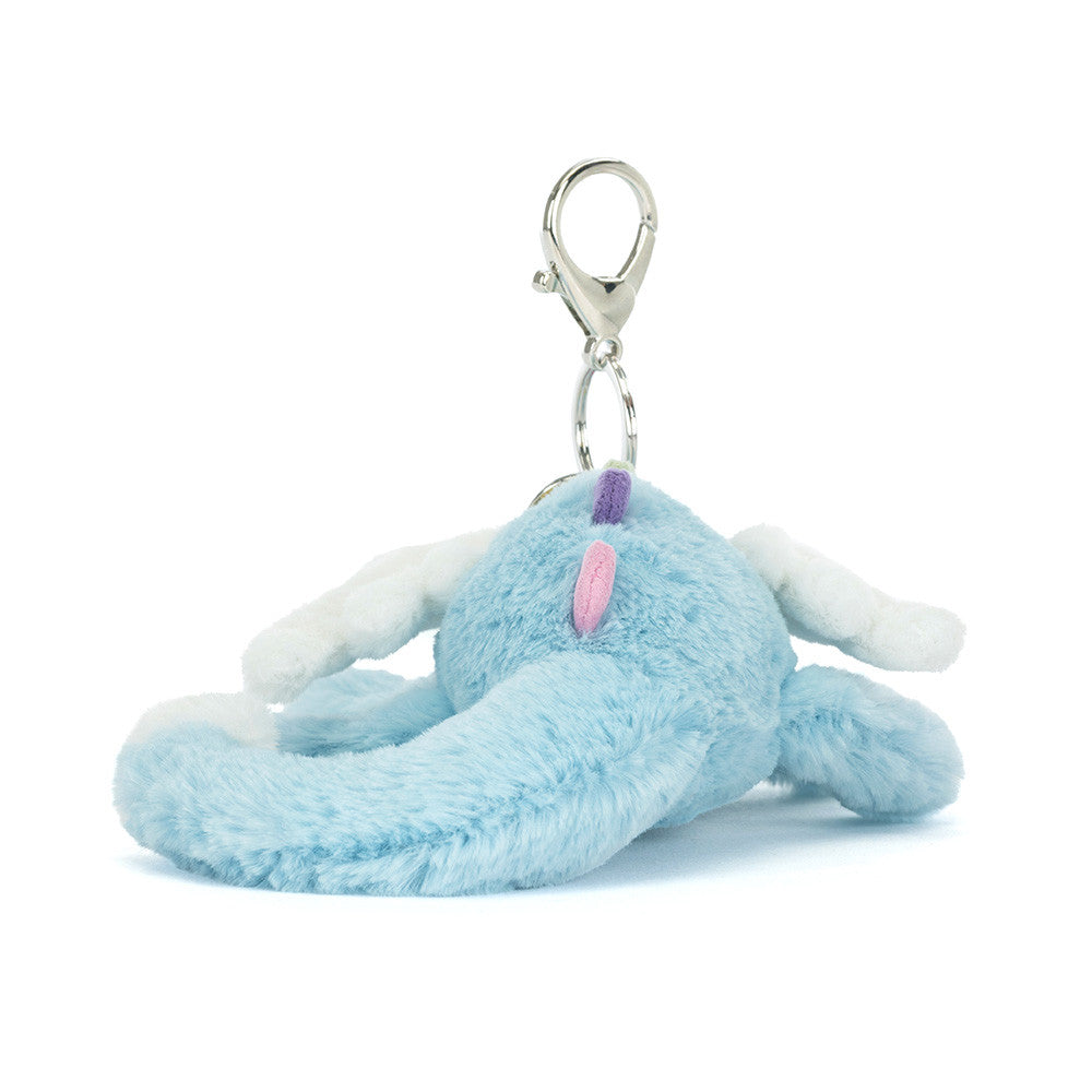 Jellycat Sky Dragon Bag Charm Back View