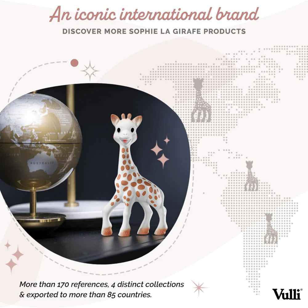Sophie the Giraffe So'Pure Original Natural Rubber Teether Iconic International Brand