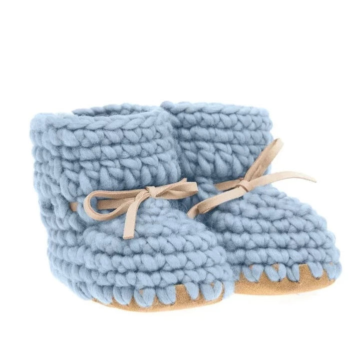Beba Bean Beba Bean Sweater Moccs - Blue