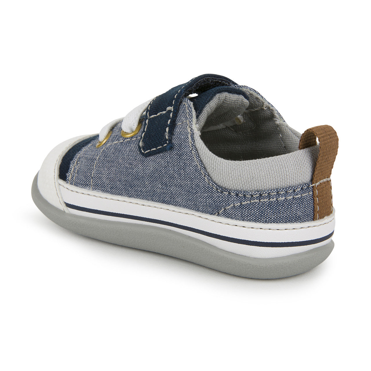 See Kai Run Stevie ll First Walker - Blue Denim