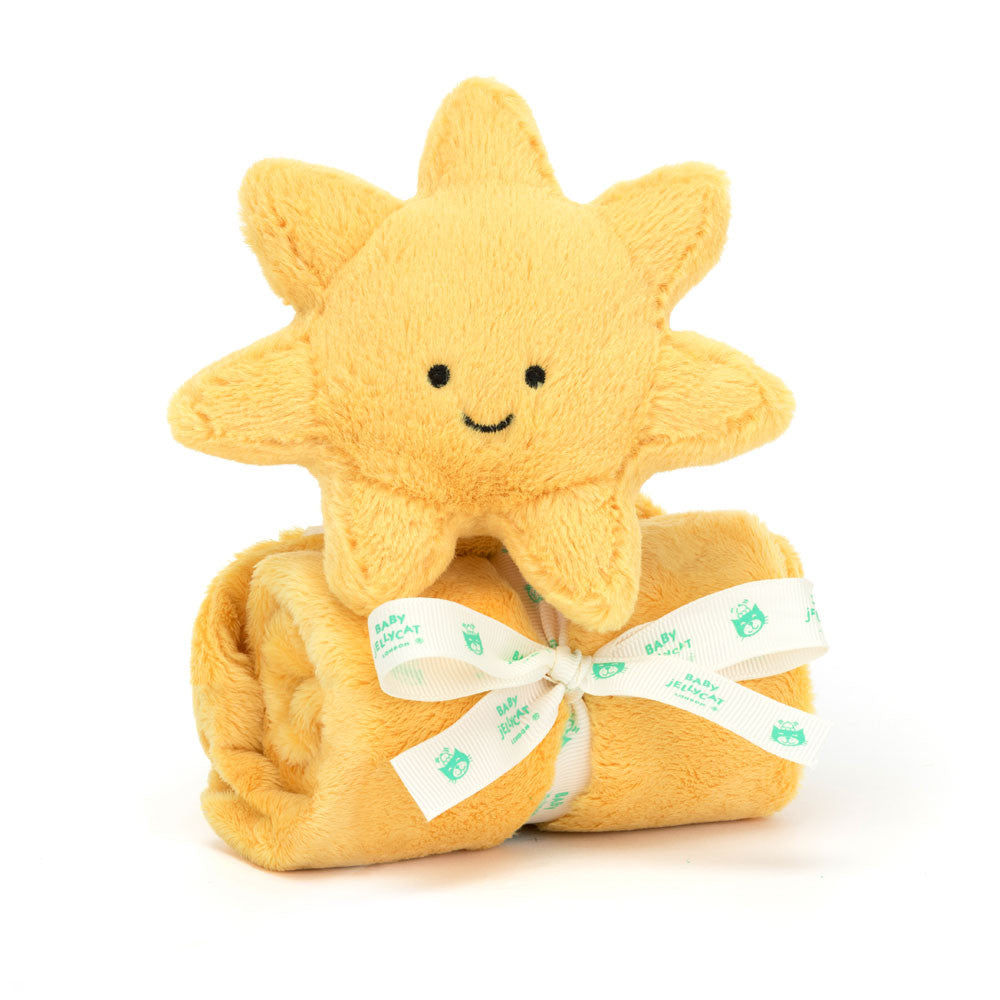 Jellycat Amuseables Sun Soother - Angle Front View Rolled