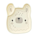 Loulou Lollipop Silicone Suction Snack Plate - Llama