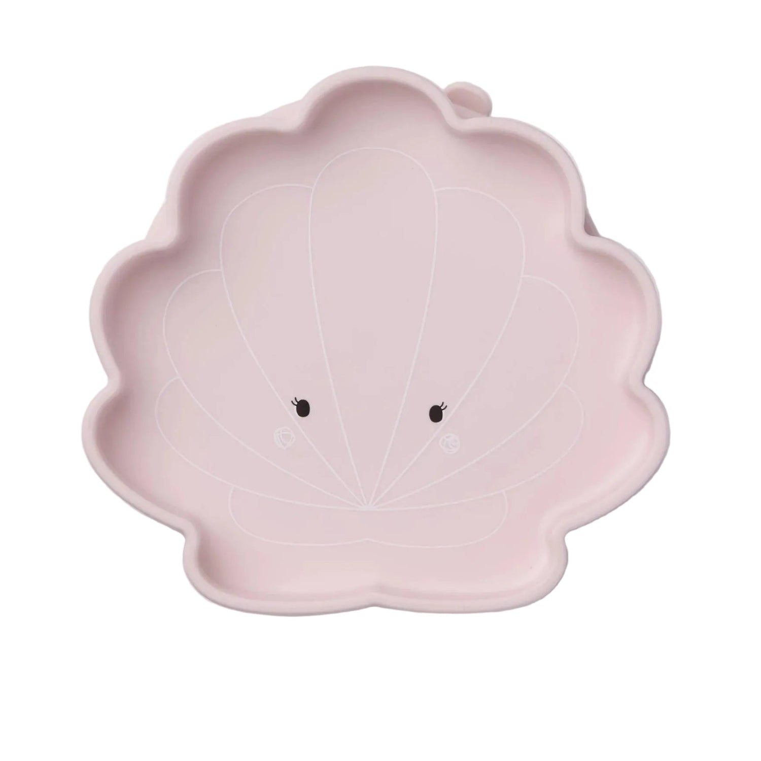Loulou Lollipop Silicone Suction Snack Plate - Seashell