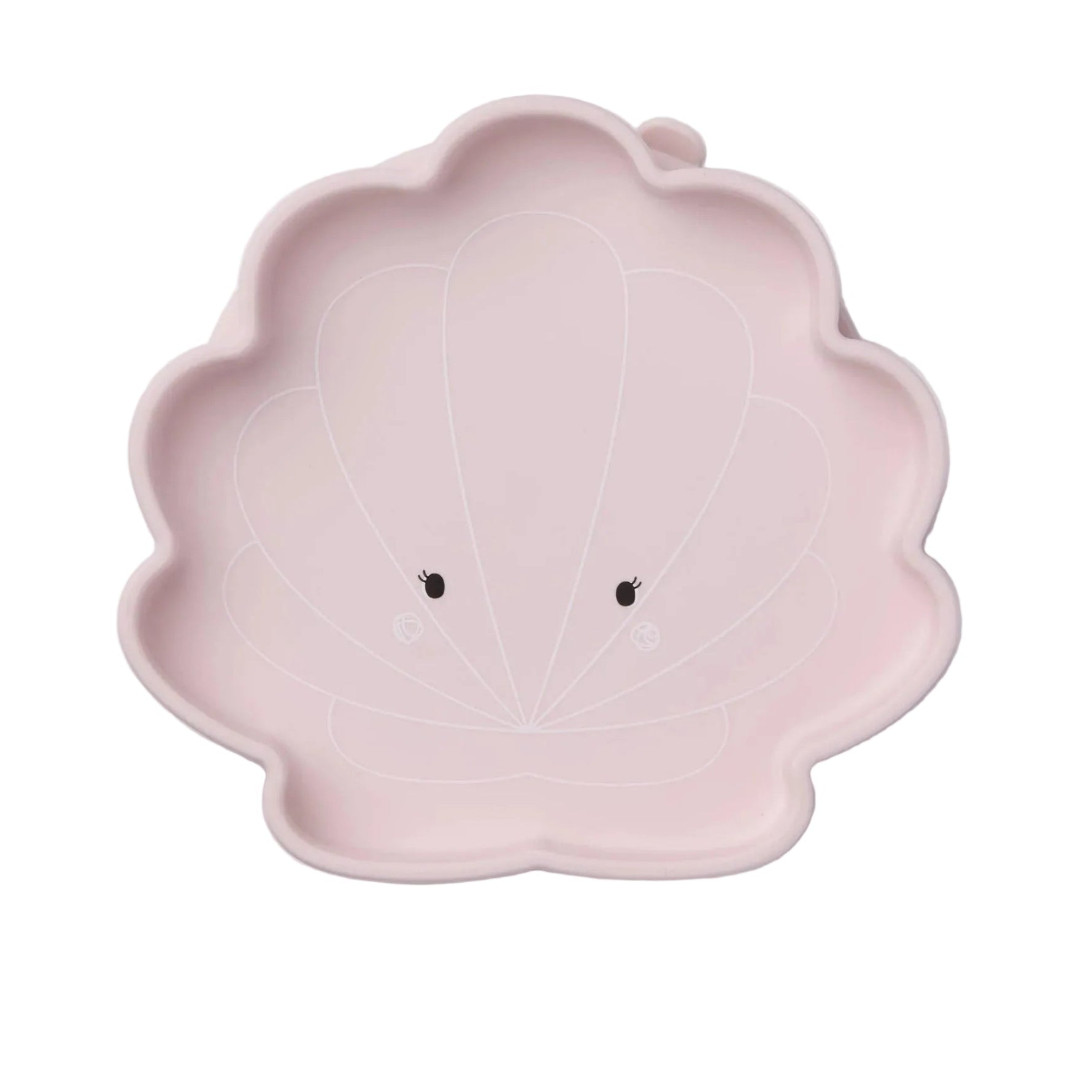 Loulou Lollipop Silicone Suction Snack Plate - Seashell