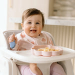 Loulou Lollipop Silicone Suction Snack Plate - Seashell Lifestyle 1