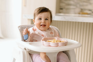 Loulou Lollipop Silicone Suction Snack Plate - Seashell Lifestyle 1