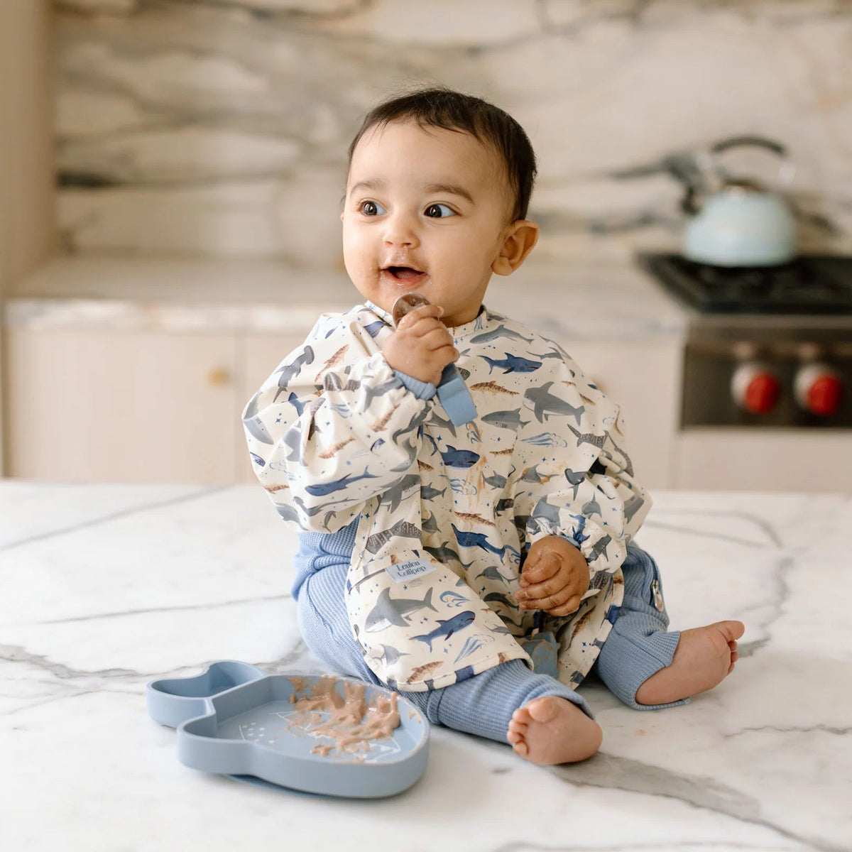 Loulou Lollipop Silicone Suction Snack Plate - Sharks Lifestyle