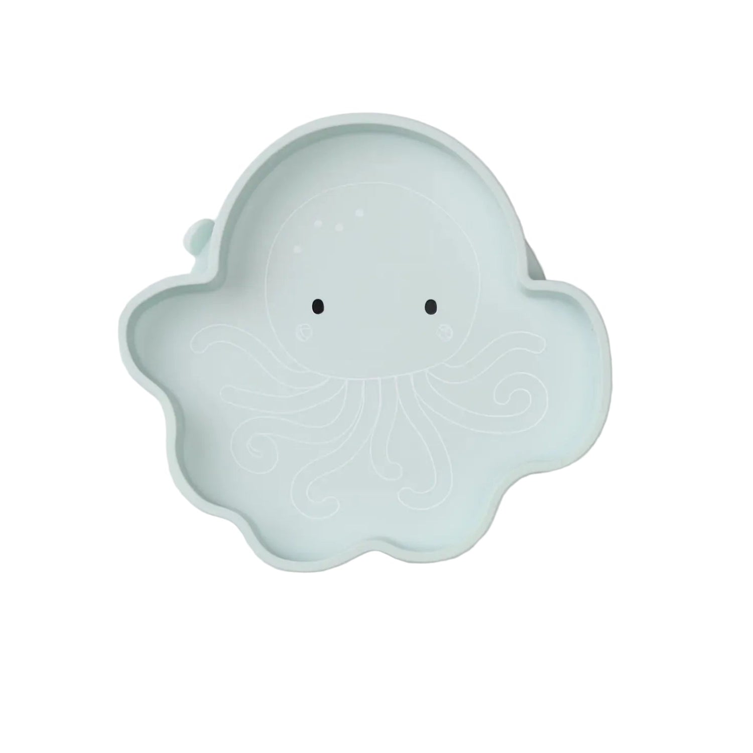 Loulou Lollipop Silicone Suction Snack Plate - Octopus