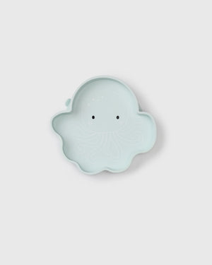 Loulou Lollipop Silicone Suction Snack Plate - Octopus