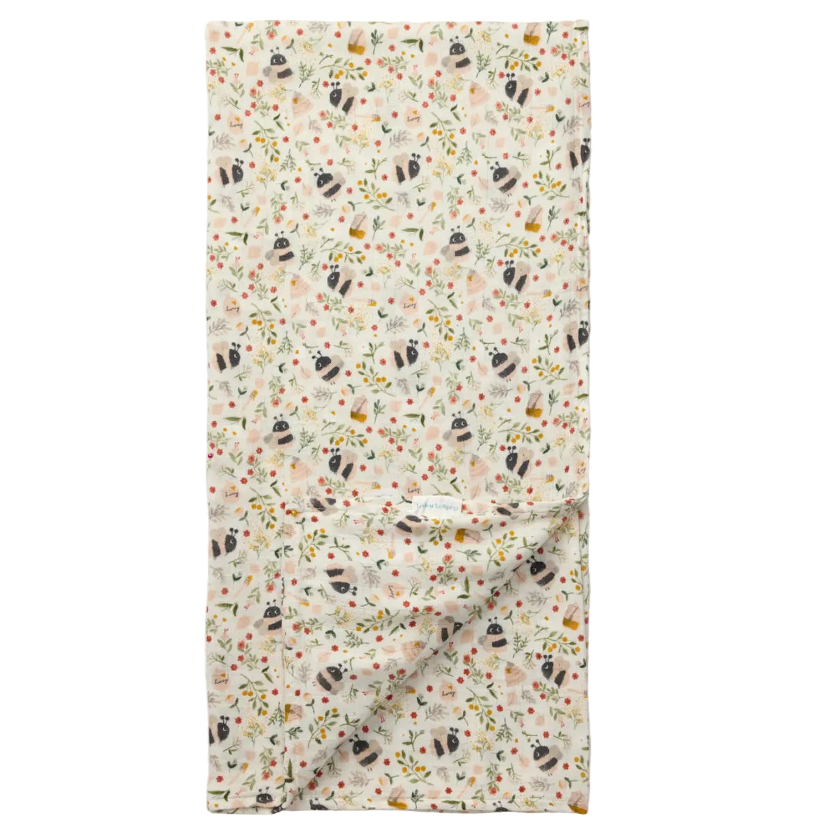 Loulou Lollipop Luxe Muslin Swaddle - Bumble Bees