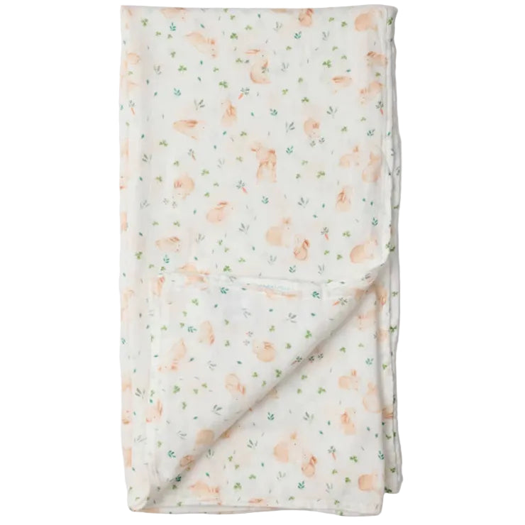 Loulou Lollipop Luxe Muslin Swaddle - Bunny Meadow