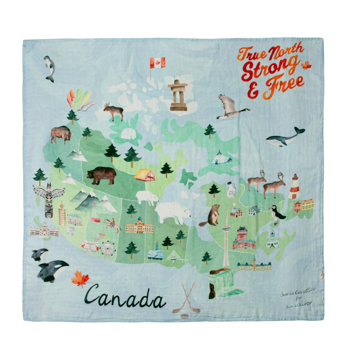 Loulou Lollipop Luxe Muslin Swaddle - Canada 2