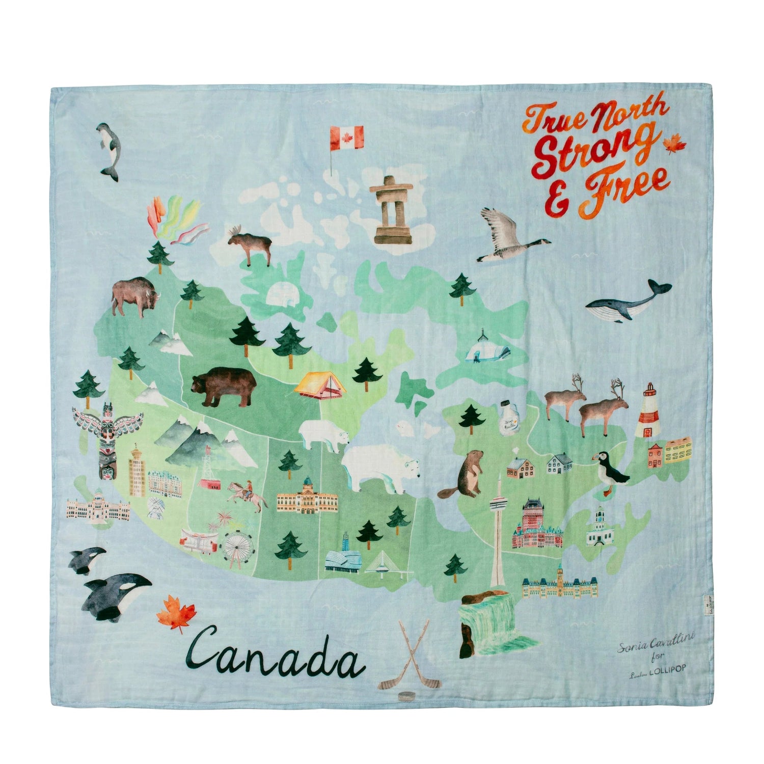 Loulou Lollipop Luxe Muslin Swaddle - Canada 2