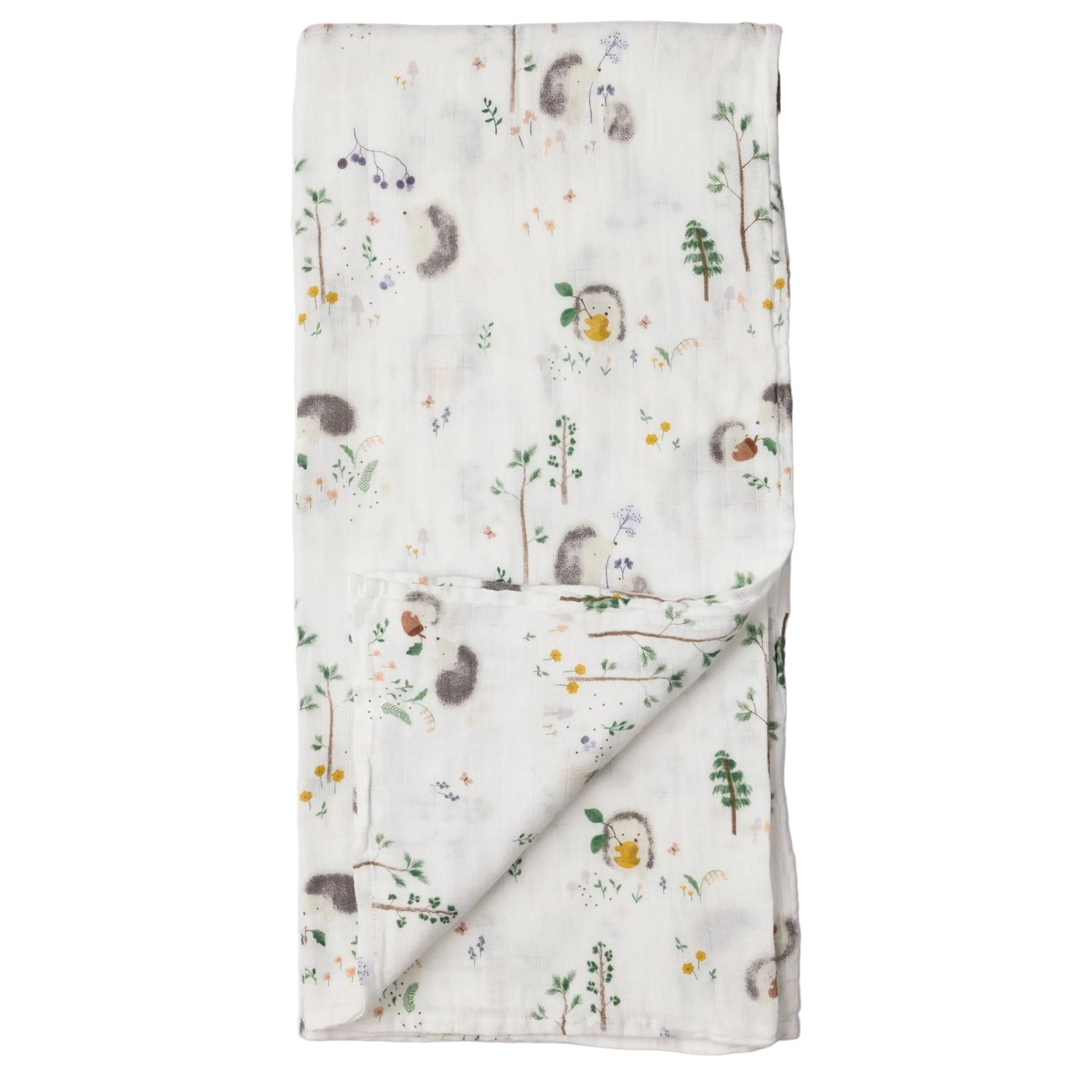 Loulou Lollipop Luxe Muslin Swaddle - Hedgehogs