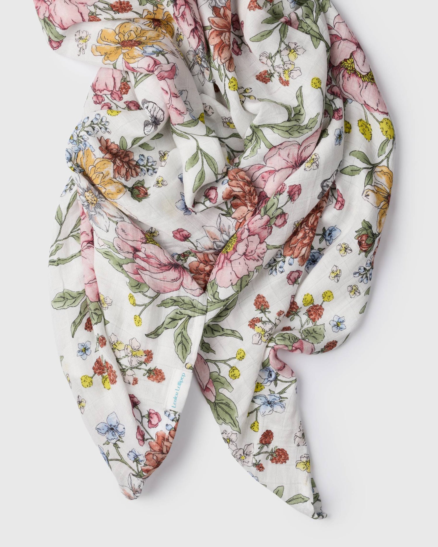 Loulou Lollipop Luxe Muslin Swaddle - Secret Garden 2