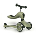 Olive - Scoot & Ride Highwaykick 1 Kickboard with Seat
