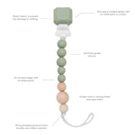 Loulou Lollipop Colour Pop Pacifier Clip - Features