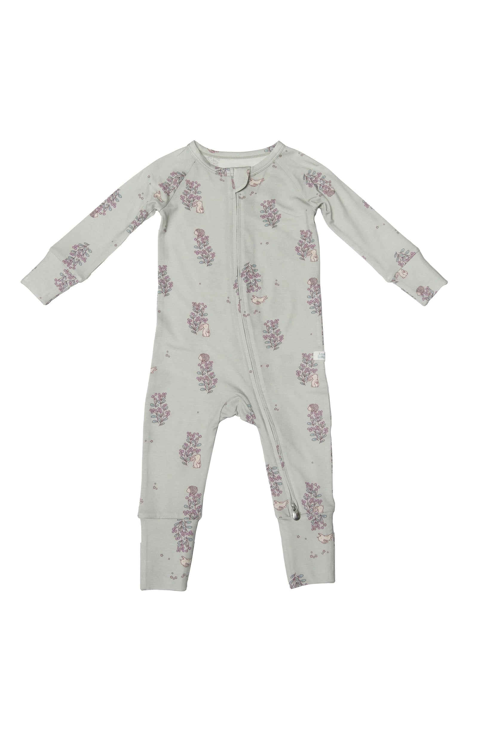 Loulou Lollipop Tencel Sleeper - Hedgehog Forest