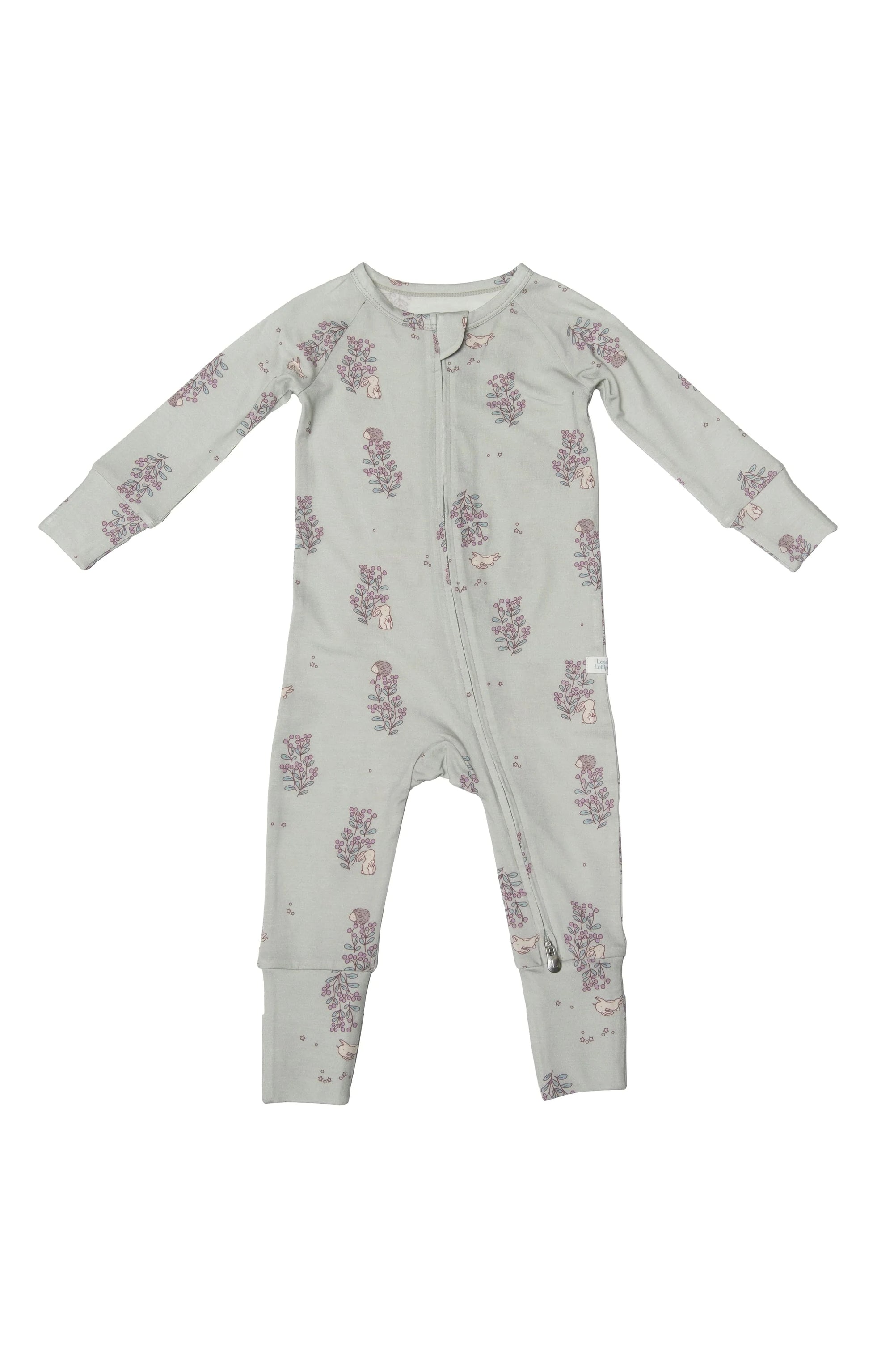 Loulou Lollipop Tencel Sleeper - Hedgehog Forest