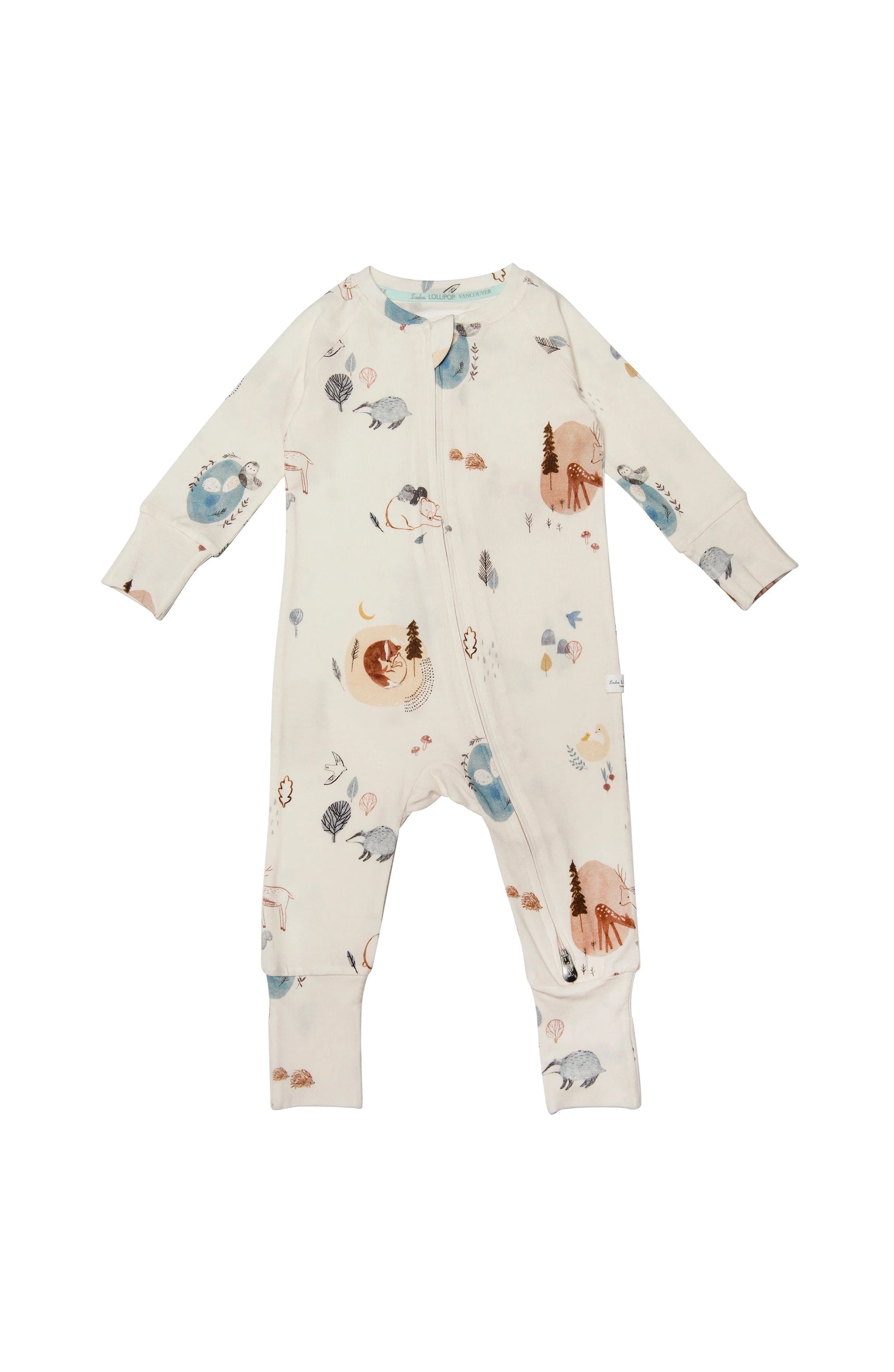 Loulou Lollipop Tencel Sleeper - Cozy Forest