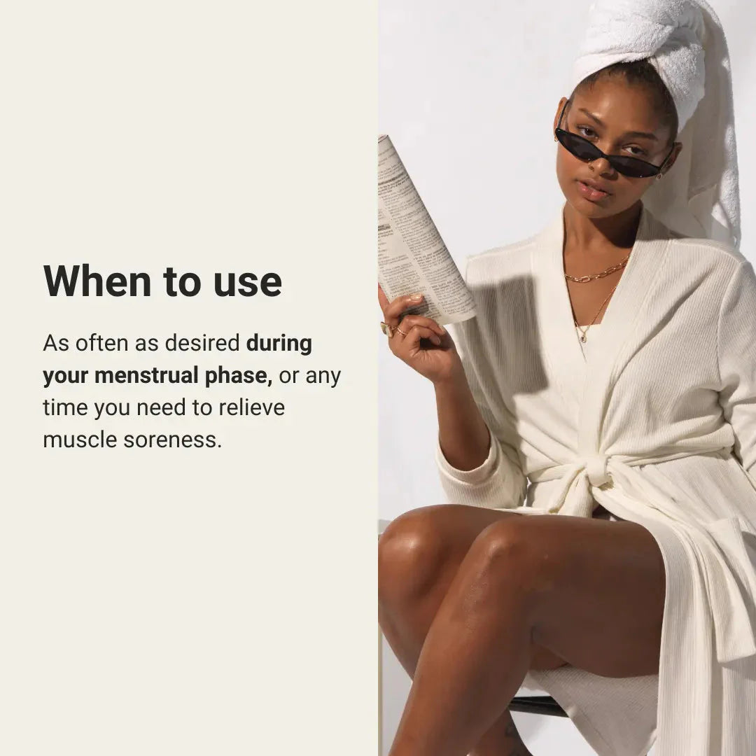 Somedays Solace Soak Magnesium Bath - Usage